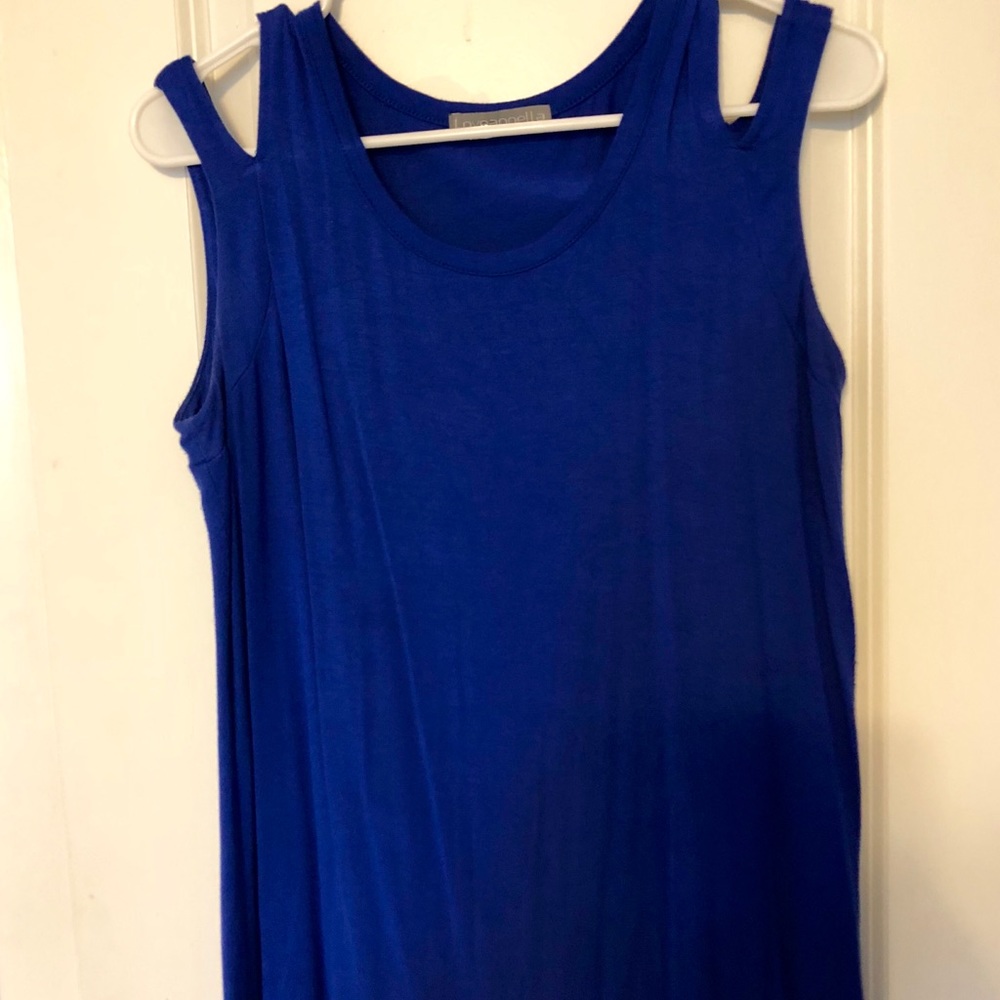 Stitch Fix Loveapella Andris Split Shoulder Top